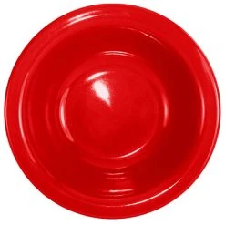 Alternative view of International Tableware CA-10-CR Cancun 13 Oz. Crimson Red Stoneware Grapefruit Bowl - 36/Case
