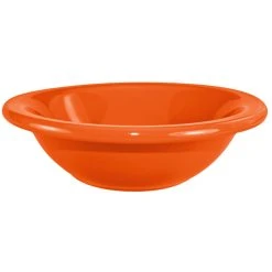 International Tableware CA-10-O Cancun 13 Oz. Orange Stoneware Grapefruit Bowl - 36/Case