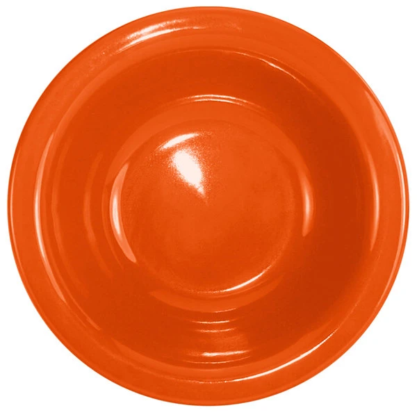 International Tableware CA-10-O Cancun 13 Oz. Orange Stoneware Grapefruit Bowl - 36/Case 2 International Tableware CA-10-O Cancun 13 Oz. Orange Stoneware Grapefruit Bowl - 36/Case - Image 2