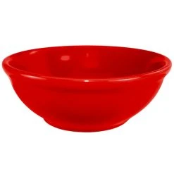 International Tableware CA-15-CR Cancun 13 Oz. Crimson Red Stoneware Nappie / Oatmeal Bowl - 36/Case