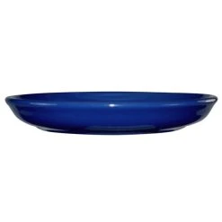 Alternative view of International Tableware 822-04S Cancun 6 1/8" Cobalt Blue Stoneware Latte Saucer - 24/Case