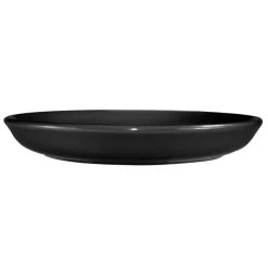 Alternative view of International Tableware 822-05S Cancun 6 1/8" Black Stoneware Latte Saucer - 24/Case