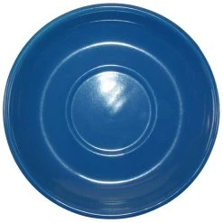 International Tableware 822-06S Cancun 6 1/8" Light Blue Stoneware Latte Saucer - 24/Case