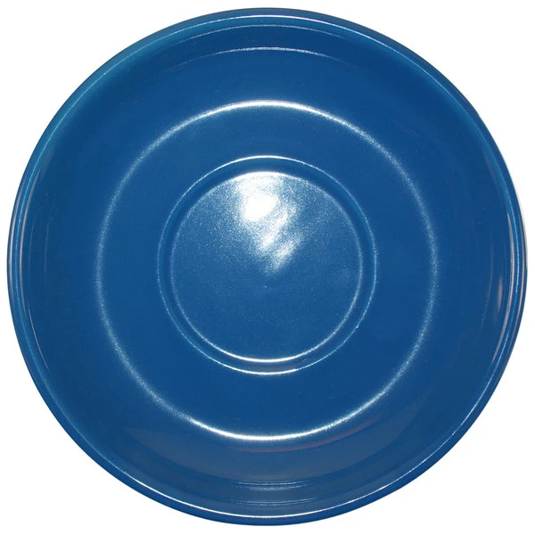 International Tableware 822-06S Cancun 6 1/8" Light Blue Stoneware Latte Saucer - 24/Case 1 International Tableware 822-06S Cancun 6 1/8" Light Blue Stoneware Latte Saucer - 24/Case