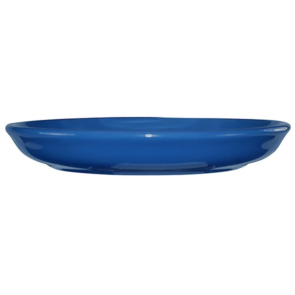 International Tableware 822-06S Cancun 6 1/8" Light Blue Stoneware Latte Saucer - 24/Case 2 International Tableware 822-06S Cancun 6 1/8" Light Blue Stoneware Latte Saucer - 24/Case - Image 2