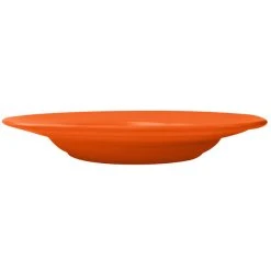 International Tableware CA-120-O Cancun 18 Oz. Orange Stoneware Pasta Bowl - 12/Case