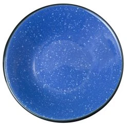 Alternative view of International Tableware CF-11 Campfire 5 Oz. Speckle Ocean Blue Rolled Edge Stoneware Fruit Bowl - 36/Case