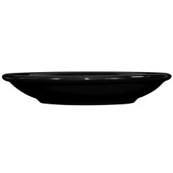 Alternative view of International Tableware CA-36-B Cancun 5 1/8" Black Stoneware A.D. Saucer - 36/Case