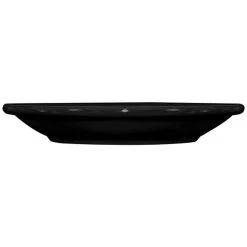Alternative view of International Tableware CAN-2-B Cancun 5 1/2" Black Stoneware Narrow Rim Saucer - 36/Case