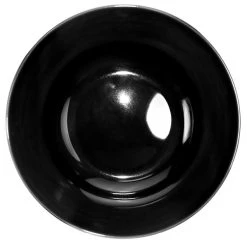Alternative view of International Tableware CA-3-B Cancun 10 Oz. Black Stoneware Deep Rim Soup Bowl - 24/Case