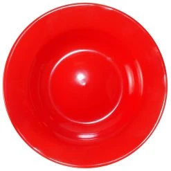Alternative view of International Tableware CA-3-CR Cancun 10 Oz. Crimson Red Stoneware Deep Rim Soup Bowl - 24/Case