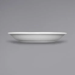Alternative view of International Tableware 81376-02S Bistro 6 1/4" European White Stoneware Saucer - 36/Case