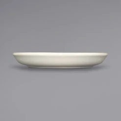 Alternative view of International Tableware 822-01S 6 1/8" Ivory (American White) Stoneware Latte Saucer - 24/Case