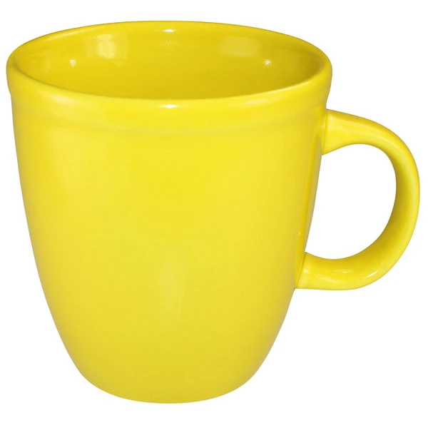 International Tableware 81950-242 Cancun 17 Oz. Yellow Stoneware Mocha Mug - 36/Case 1 International Tableware 81950-242 Cancun 17 Oz. Yellow Stoneware Mocha Mug - 36/Case