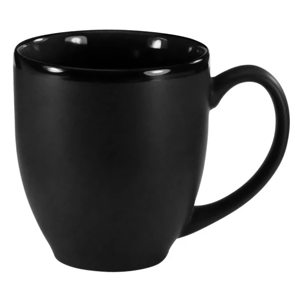 International Tableware 81376-05/05MF-05C Hilo 14 Oz. Black In / Black Out Stoneware Bistro Cup - 12/Case 1 International Tableware 81376-05/05MF-05C Hilo 14 Oz. Black In / Black Out Stoneware Bistro Cup - 12/Case
