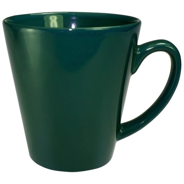 International Tableware 839-67 Cancun 12 Oz. Green Stoneware Funnel Cup - 36/Case 1 International Tableware 839-67 Cancun 12 Oz. Green Stoneware Funnel Cup - 36/Case