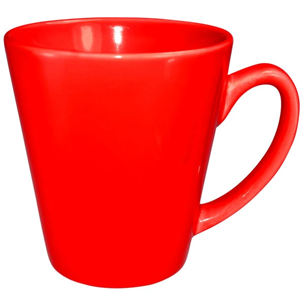 International Tableware 839-2194 Cancun 12 Oz. Crimson Red Stoneware Funnel Cup - 36/Case 1 International Tableware 839-2194 Cancun 12 Oz. Crimson Red Stoneware Funnel Cup - 36/Case