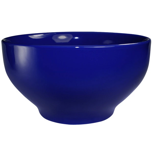 International Tableware CA-43-CB Cancun 16 Oz. Cobalt Blue Stoneware Footed Bowl - 24/Case 1 International Tableware CA-43-CB Cancun 16 Oz. Cobalt Blue Stoneware Footed Bowl - 24/Case