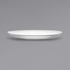 Alternative view of International Tableware DR-2 Dresden 6 1/2" Bright White Porcelain Saucer - 36/Case