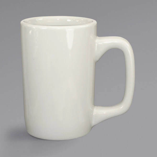 International Tableware 8207-01 10 Oz. Ivory (American White) Stoneware Kodiak Mug - 36/Case 1 International Tableware 8207-01 10 Oz. Ivory (American White) Stoneware Kodiak Mug - 36/Case
