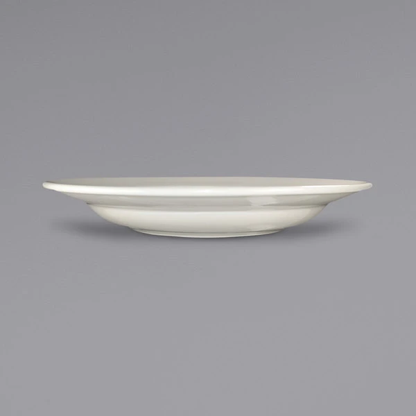 International Tableware RO-115 Roma 20 Oz. Ivory (American White) Rolled Edge Stoneware Pasta Bowl - 12/Case 1 International Tableware RO-115 Roma 20 Oz. Ivory (American White) Rolled Edge Stoneware Pasta Bowl - 12/Case