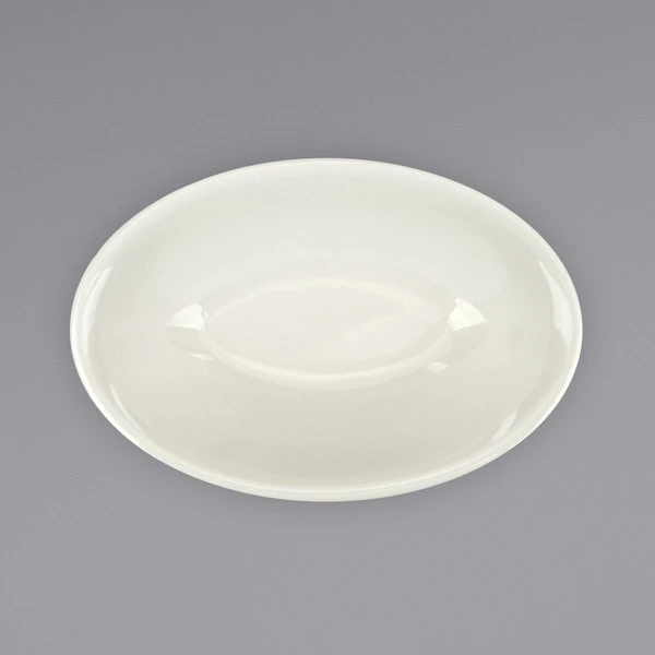 International Tableware RO-17 Roma 4 Oz. Ivory (American White) Stoneware Bowl - 36/Case 2 International Tableware RO-17 Roma 4 Oz. Ivory (American White) Stoneware Bowl - 36/Case - Image 2