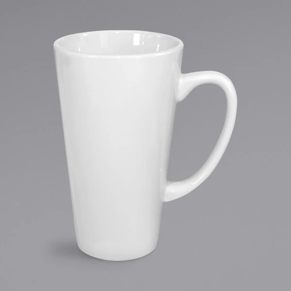 International Tableware 867-02 16 Oz. European White Stoneware Funnel Cup - 24/Case 1 International Tableware 867-02 16 Oz. European White Stoneware Funnel Cup - 24/Case
