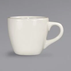 International Tableware RO-35 Roma 3.5 Oz. Ivory (American White) A.D. Espresso Cup - 36/Case