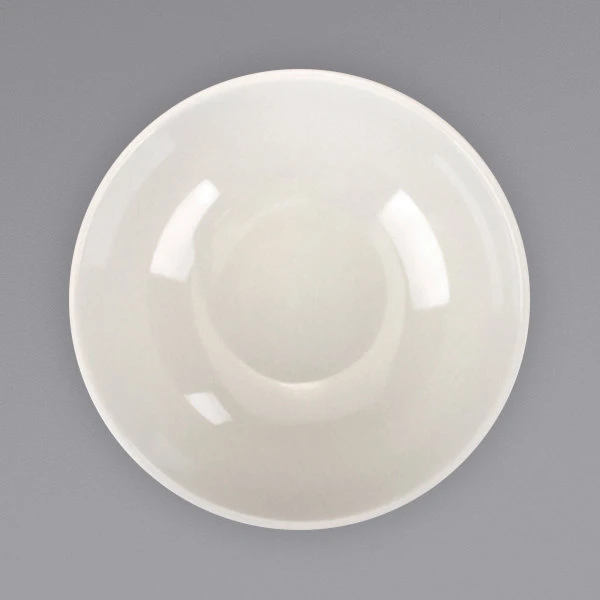 International Tableware RO-800 Roma 48 Oz. Ivory (American White) Stoneware Ramen Bowl - 12/Case 2 International Tableware RO-800 Roma 48 Oz. Ivory (American White) Stoneware Ramen Bowl - 12/Case - Image 2