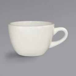 International Tableware VA-1 Valencia 9 Oz. Ivory (American White) Low Cup - 36/Case