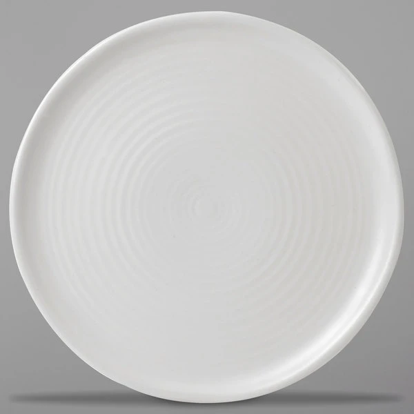 Dudson EP254 Evo 10" Matte Pearl Flat Round Stoneware Plate By Arc Cardinal - 12/Case 1 Dudson EP254 Evo 10" Matte Pearl Flat Round Stoneware Plate By Arc Cardinal - 12/Case