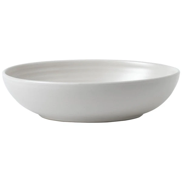 Dudson EP216 Evo 35 Oz. Matte Pearl Deep Oval Stoneware Bowl By Arc Cardinal - 24/Case 1 Dudson EP216 Evo 35 Oz. Matte Pearl Deep Oval Stoneware Bowl By Arc Cardinal - 24/Case