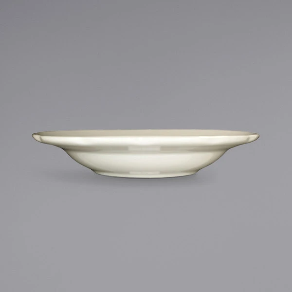 International Tableware VI-3 Victoria 12 Oz. Ivory (American White) Scalloped Edge Stoneware Deep Rim Soup Bowl - 24/Case 1 International Tableware VI-3 Victoria 12 Oz. Ivory (American White) Scalloped Edge Stoneware Deep Rim Soup Bowl - 24/Case