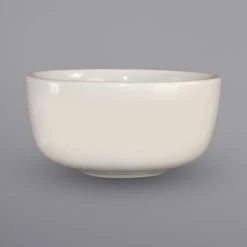 International Tableware JB-95 Roma 11 Oz. Ivory (American White) Stoneware Jung Bowl - 36/Case