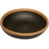 GET Enterprises GET B-35-BR Pottery Market 2.5 Oz. Glazed Brown Melamine Ramekin With Clay Trim - 48/Case