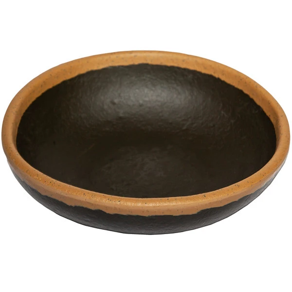 GET Enterprises GET B-35-BR Pottery Market 2.5 Oz. Glazed Brown Melamine Ramekin With Clay Trim - 48/Case 1 GET Enterprises GET B-35-BR Pottery Market 2.5 Oz. Glazed Brown Melamine Ramekin With Clay Trim - 48/Case