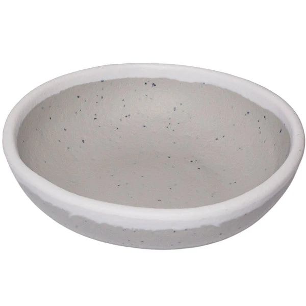 GET Enterprises GET B-55-DVG Pottery Market 4.5 Oz. Glazed Grey Melamine Ramekin With White Trim - 48/Case 1 GET Enterprises GET B-55-DVG Pottery Market 4.5 Oz. Glazed Grey Melamine Ramekin With White Trim - 48/Case