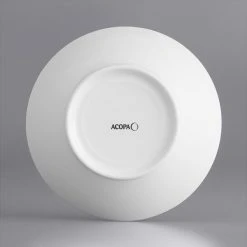 Acopa Liana 13 Oz. Bright White Embossed Lines Rimmed Porcelain Grapefruit / Cereal Bowl - 36/Case 6 Acopa Liana 13 Oz. Bright White Embossed Lines Rimmed Porcelain Grapefruit / Cereal Bowl - 36/Case -Acopa Sales 2067340
