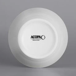 Acopa 13 Oz. Bright White Tapered Porcelain Bowl - 12/Case -Acopa Sales 2074236