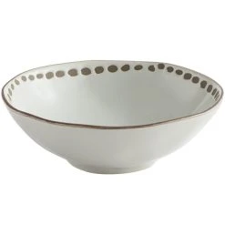 Alternative view of World Tableware DULCET-3G Dulcet 14 Oz. Gray Stoneware Soup Bowl - 12/Case