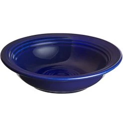 Alternative view of Sample - Acopa Capri 4.5 Oz. Deep Sea Cobalt Stoneware Fruit Bowl / Monkey Dish
