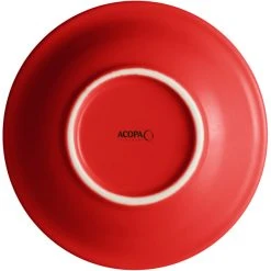 Alternative view of Sample - Acopa Capri 4.5 Oz. Passion Fruit Red Stoneware Fruit Bowl / Monkey Dish
