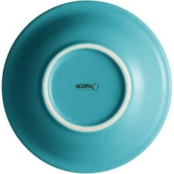 Alternative view of Sample - Acopa Capri 4.5 Oz. Caribbean Turquoise Stoneware Fruit Bowl / Monkey Dish