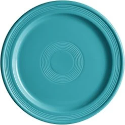 Alternative view of Sample - Acopa Capri 10" Caribbean Turquoise Stoneware Plate