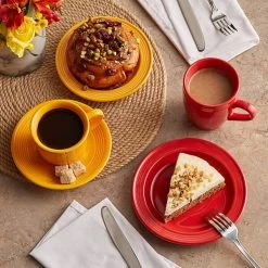 Alternative view of Sample - Acopa Capri 12 Oz. Passion Fruit Red China Mug