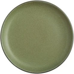 Sample - Acopa Embers 10 3/4" Moss Green Matte Coupe Stoneware Plate