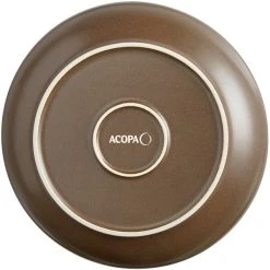 Sample - Acopa Embers 48 Oz. Hickory Brown Matte Stoneware Pasta Bowl -Acopa Sales 2095318