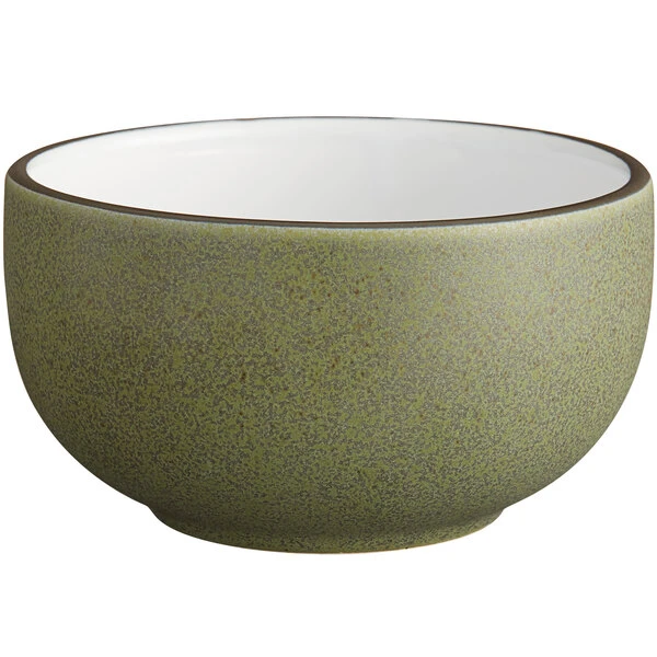 Sample - Acopa Embers 18 Oz. Moss Green Matte Stoneware Bowl 2 Sample - Acopa Embers 18 Oz. Moss Green Matte Stoneware Bowl - Image 2