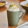 Sample - Acopa Embers 12 Oz. Moss Green Matte Stoneware Mug