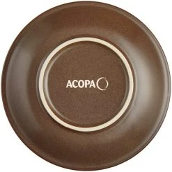 Sample - Acopa Embers 5 1/2" Hickory Brown Matte Stoneware Saucer 7 Sample - Acopa Embers 5 1/2" Hickory Brown Matte Stoneware Saucer -Acopa Sales 2095386